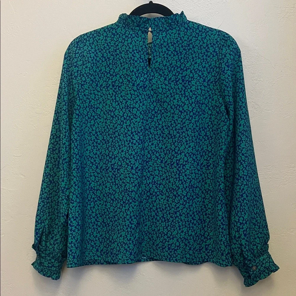 J. Crew Floral Blouse